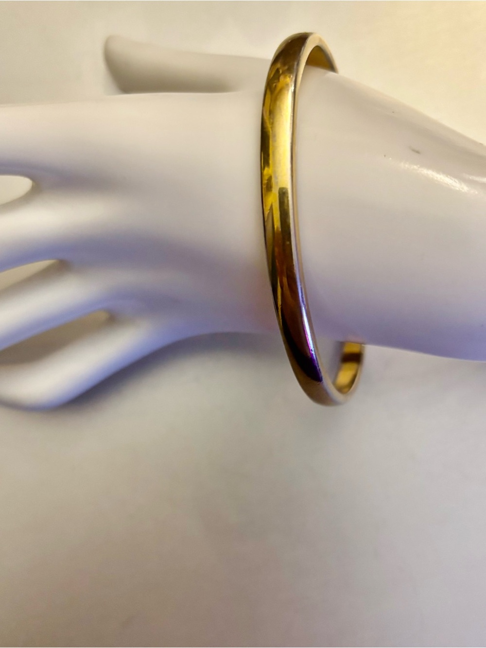 Monet signed Rhinestone Bangle - Picture 2 of 7